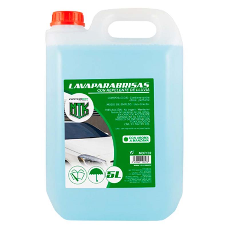 Lavaparabrisas De Coche Con Repelente 5% 5l Manzana 2º Veran Motorkit