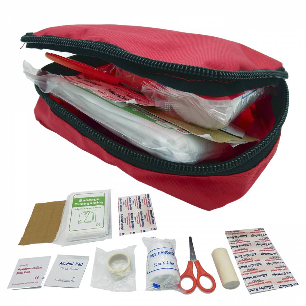 Bolsa Nylon kit de Emergencia para Coches