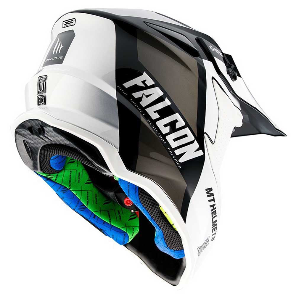 MT Helmets Falcon Warrior Motocross Helmet Multicolor