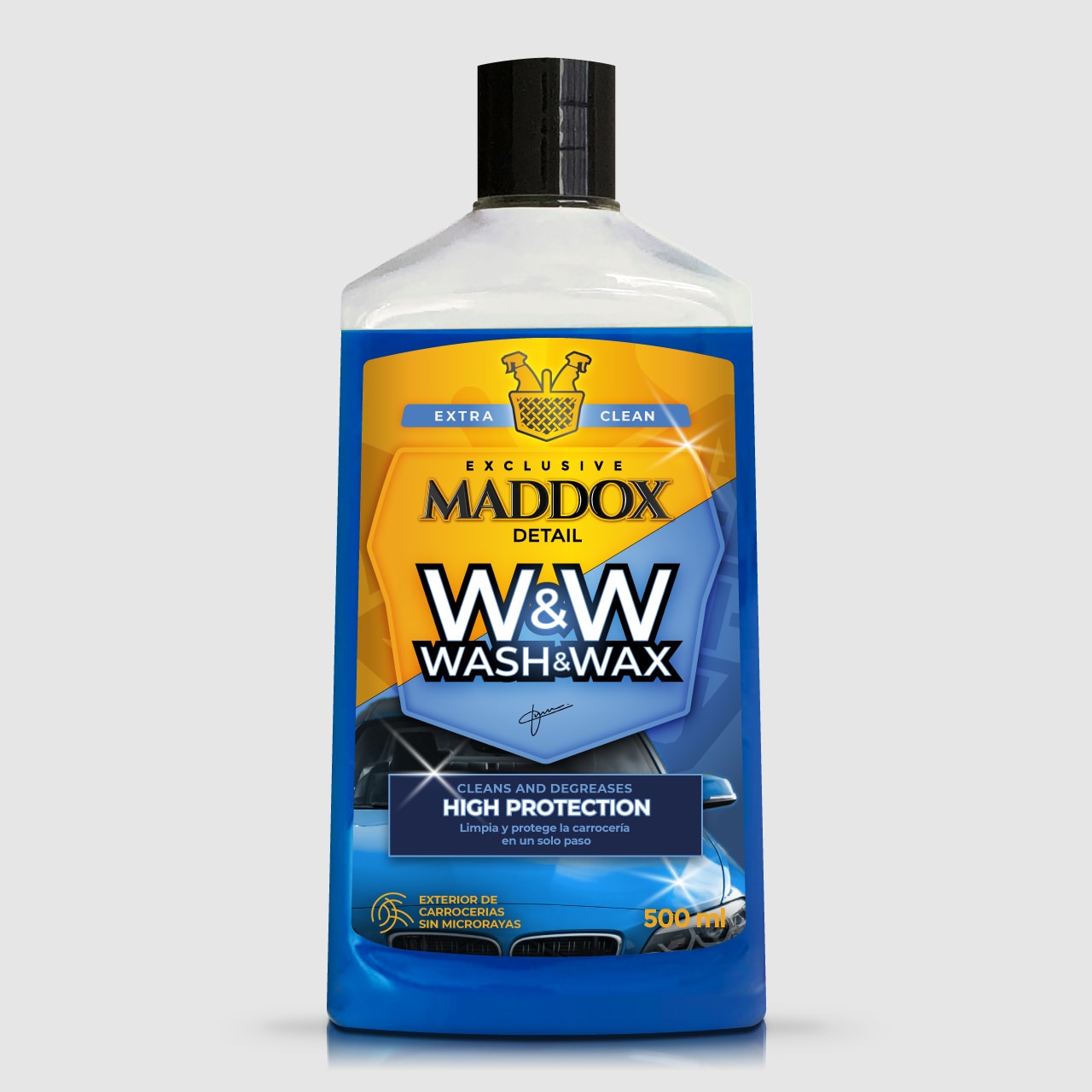 Maddox Detail - Kit Limpieza Coche 2 en 1, 500ml