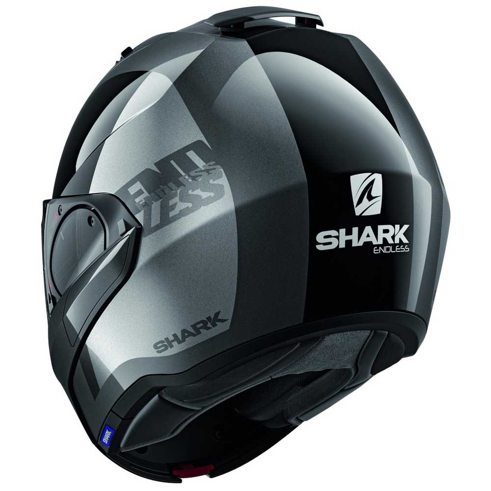 Casco Modular De Moto Evo Es Endless Modular Helmet Negro,Gris M Shark