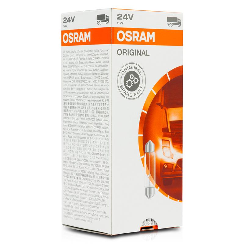 10 lamparas osram h4 24v