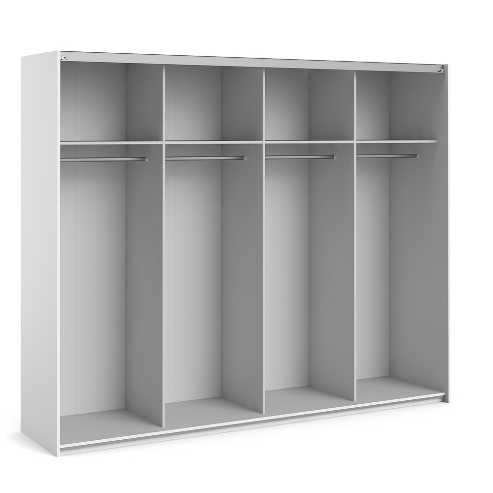 Estructura Dmora para armario, color blanco, 182,4 x 200,4 x 59 cm, con  embalaje