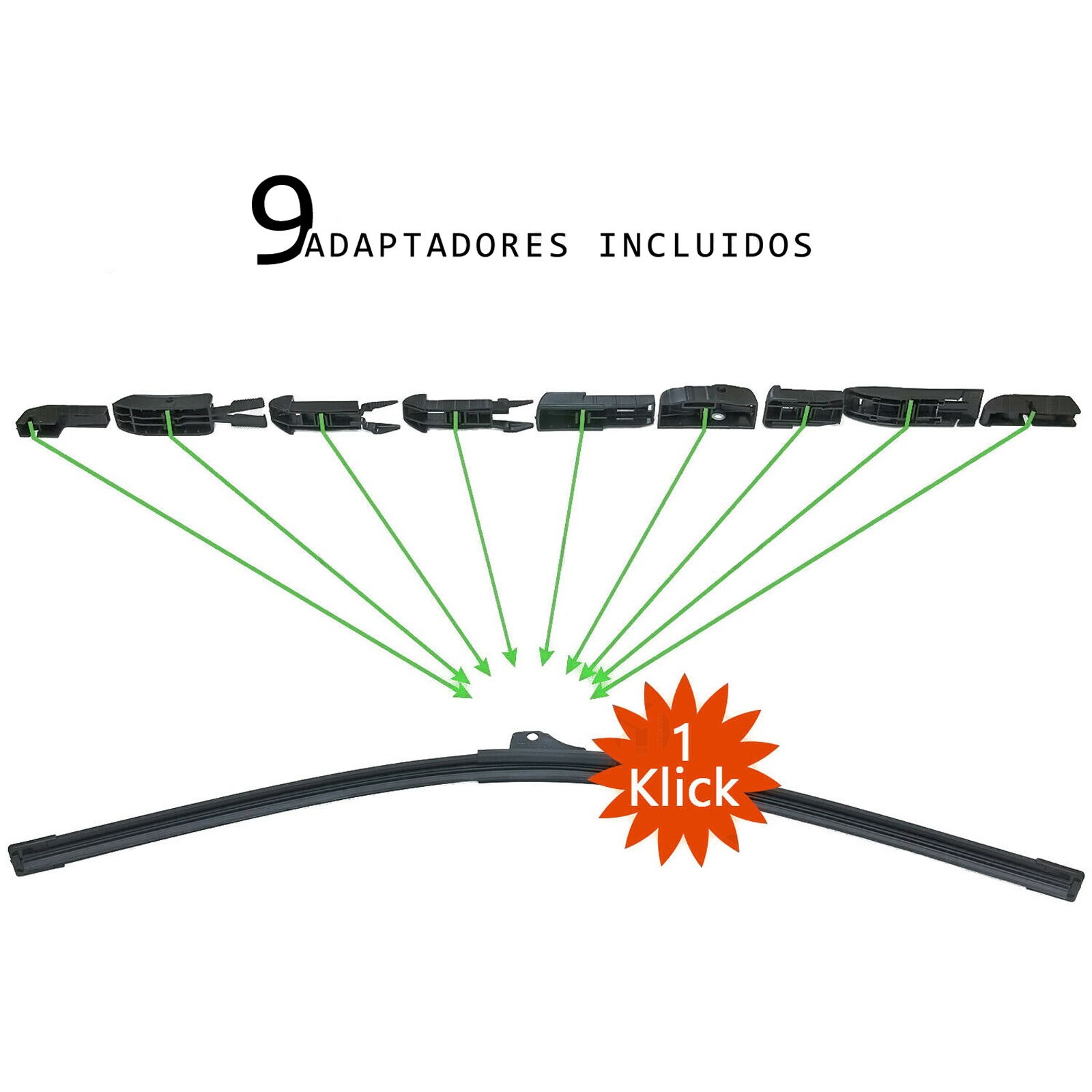 Kit X 3 Escobillas Limpiaparabrisas Bosch Sandero /stepway