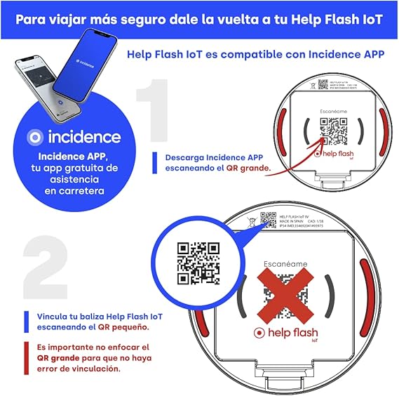 BALIZA V16 HELP FLASH IOT1