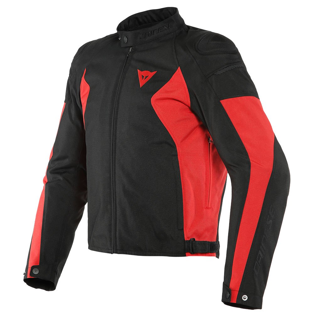 rociar celos Laboratorio Chaqueta De Moto Mistica Tex Jacket Rojo,Negro 50 Hombre Dainese