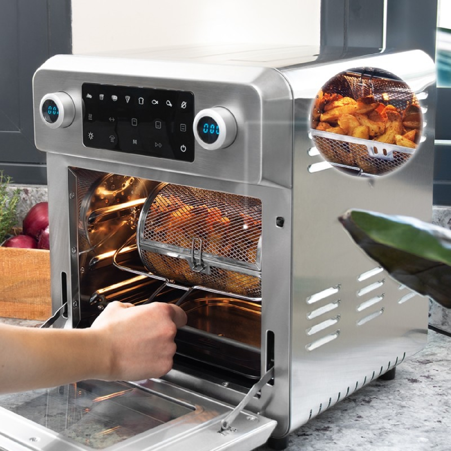 Bake&Fry 1500 Touch Horno Freidora de aire Cecotec