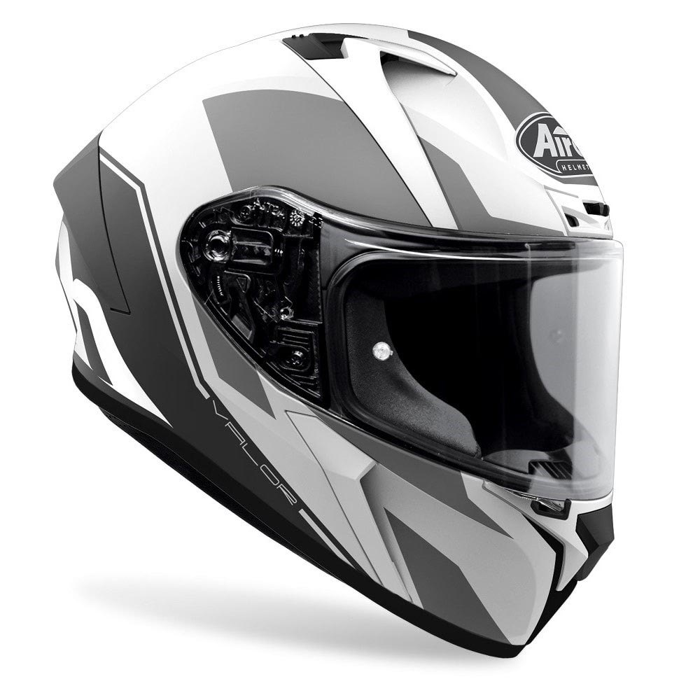 CASCO INTEGRALE VALOR WINGS WHITE MATT