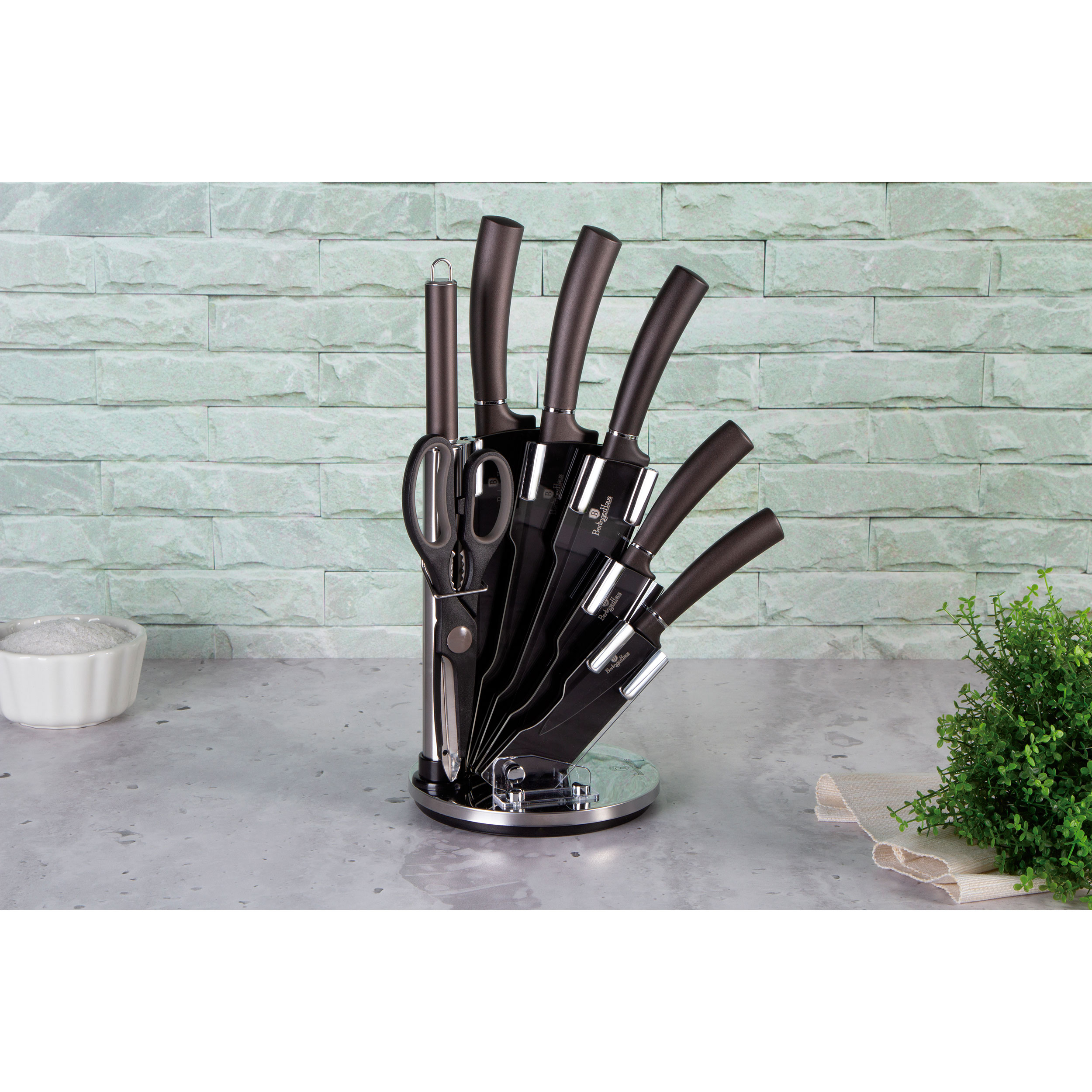 Juego Set De Cuchillos Para Cocina 8 Piezas Profesional Acero Inoxidable  Chef