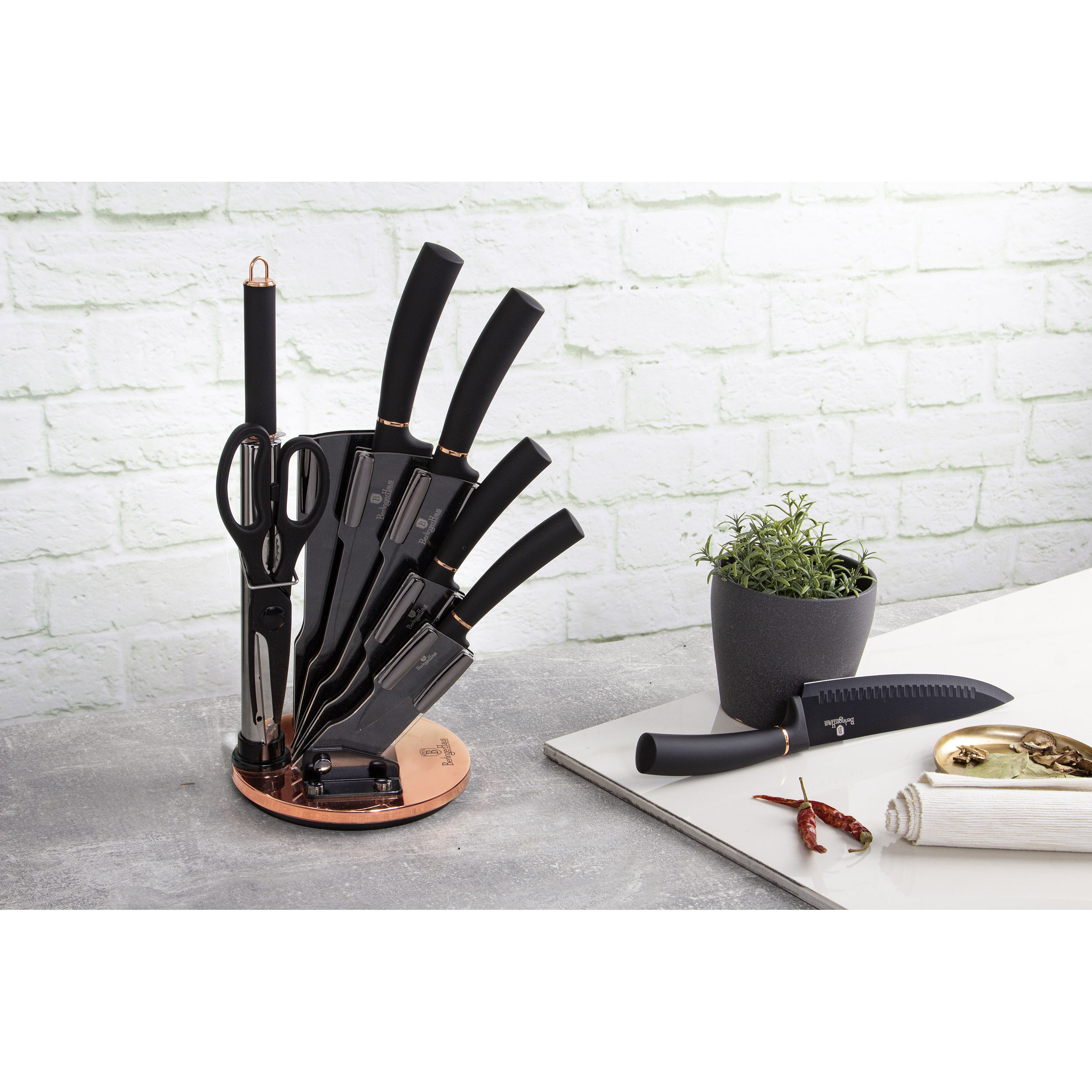 Set de cuchillos - BERLINGERHAUS Black Rose, Juego Cuchillos