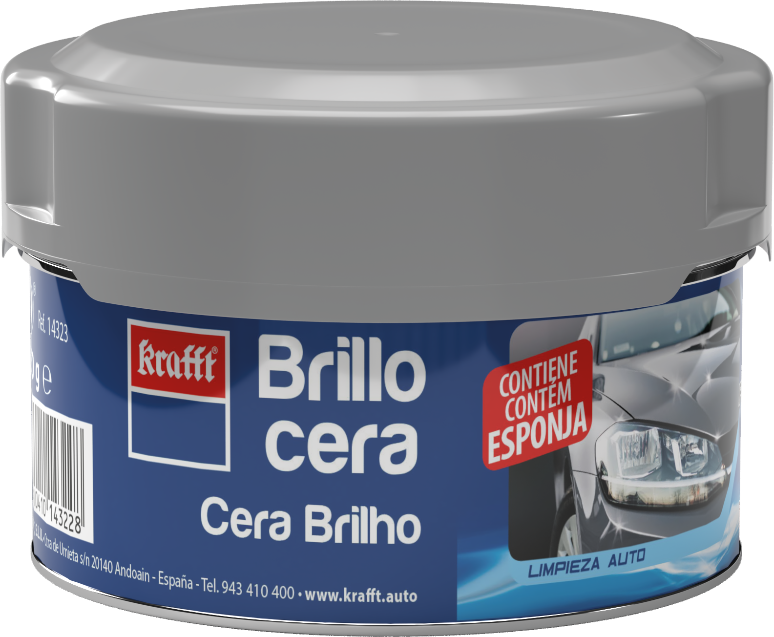 Cera De Coche Para Conseguir Brillo 250gr Krafft