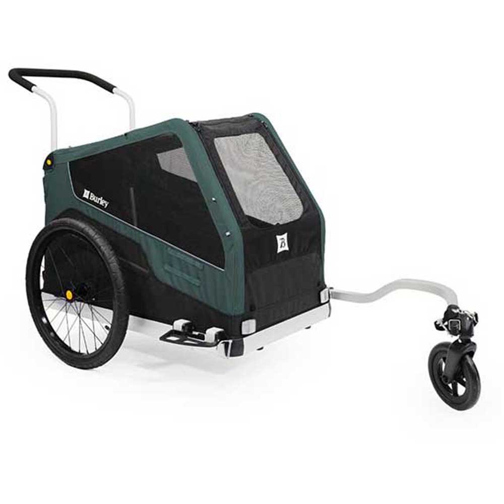 Burley Bark Ranger Remolque Bici Perros - negro