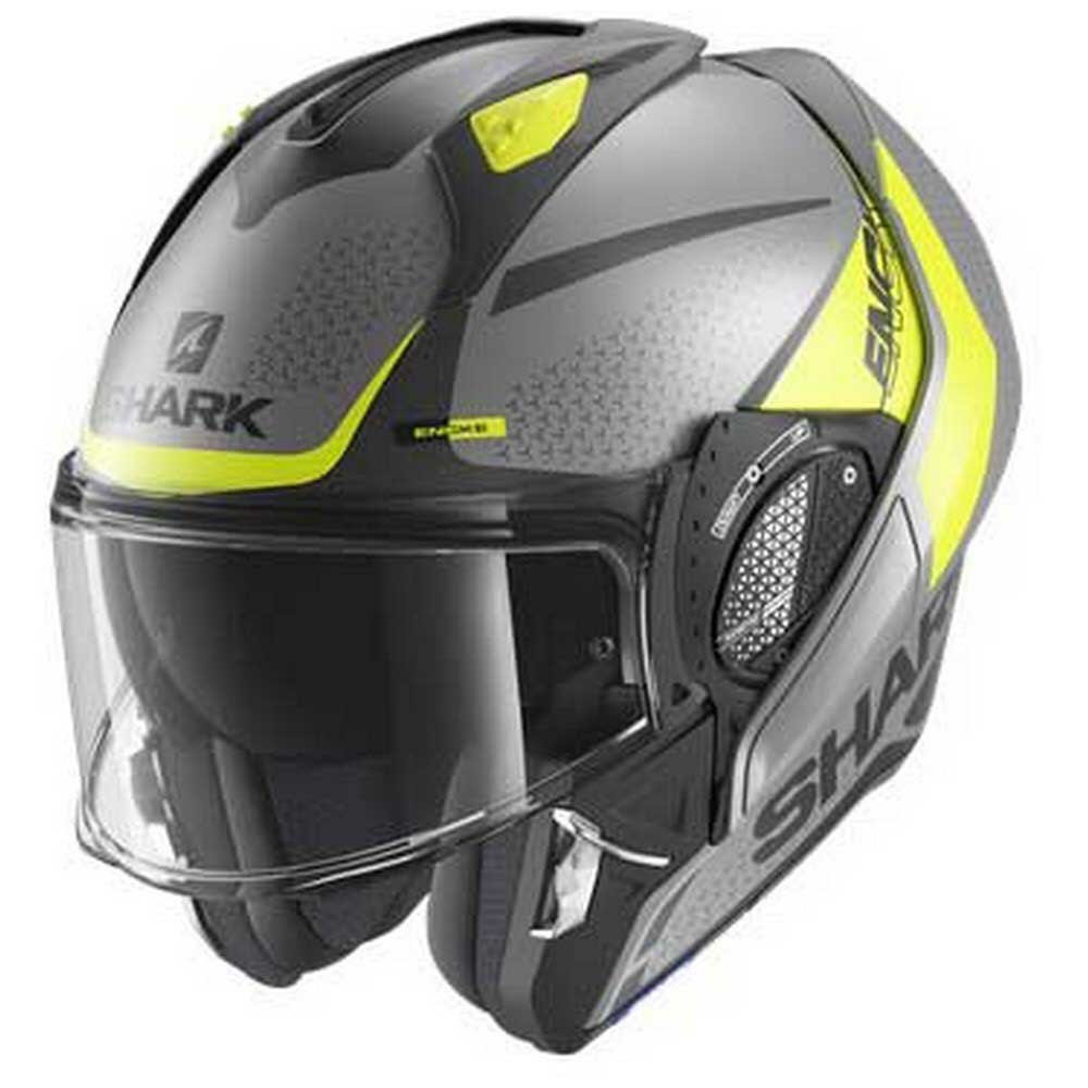 Casco Modular De Moto Evo Gt Encke Modular Helmet Amarillo,Negro M