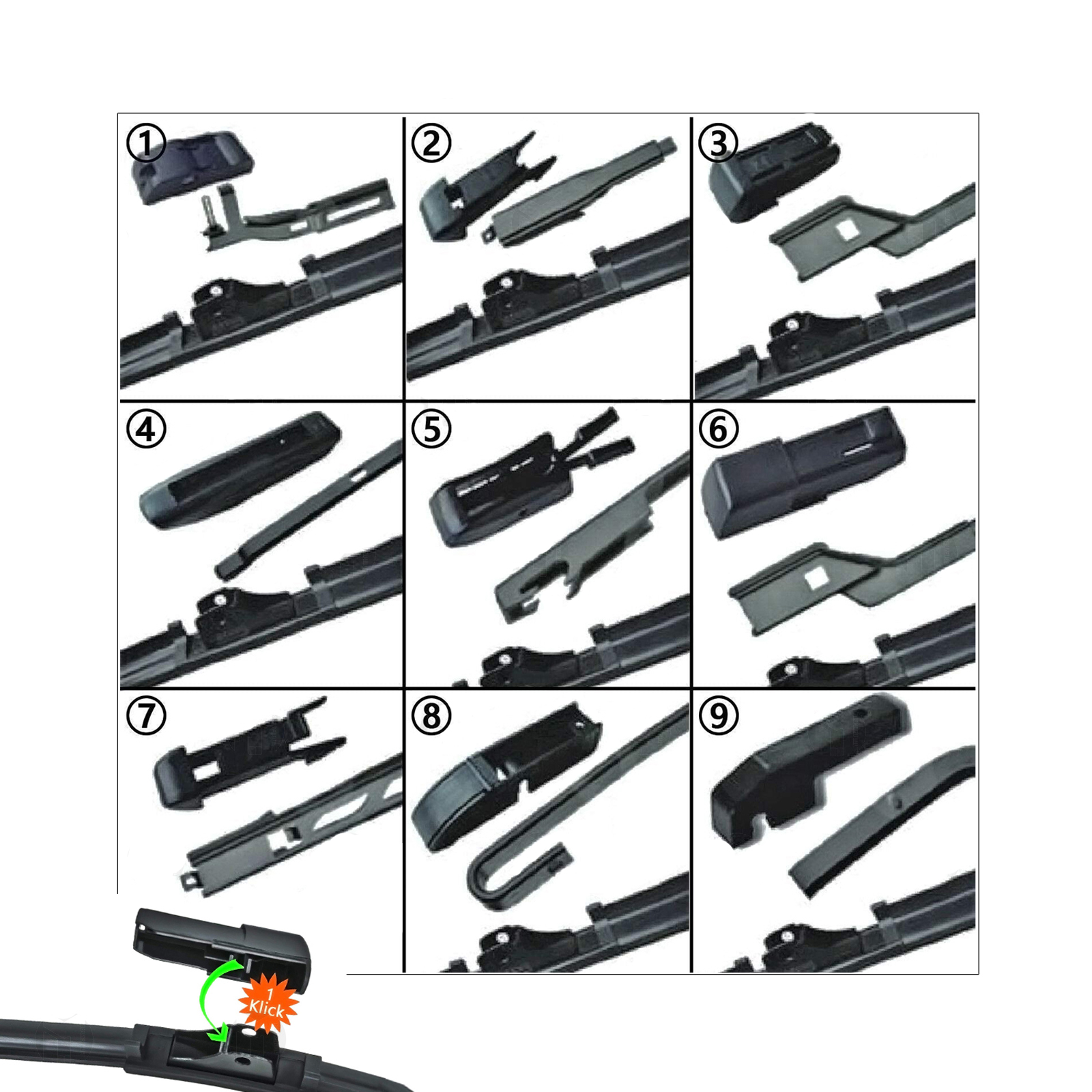 Limpiaparabrisas Coche Delanteros Válidos Para Bmw Serie 1 F20 F21 | Serie 2 F23