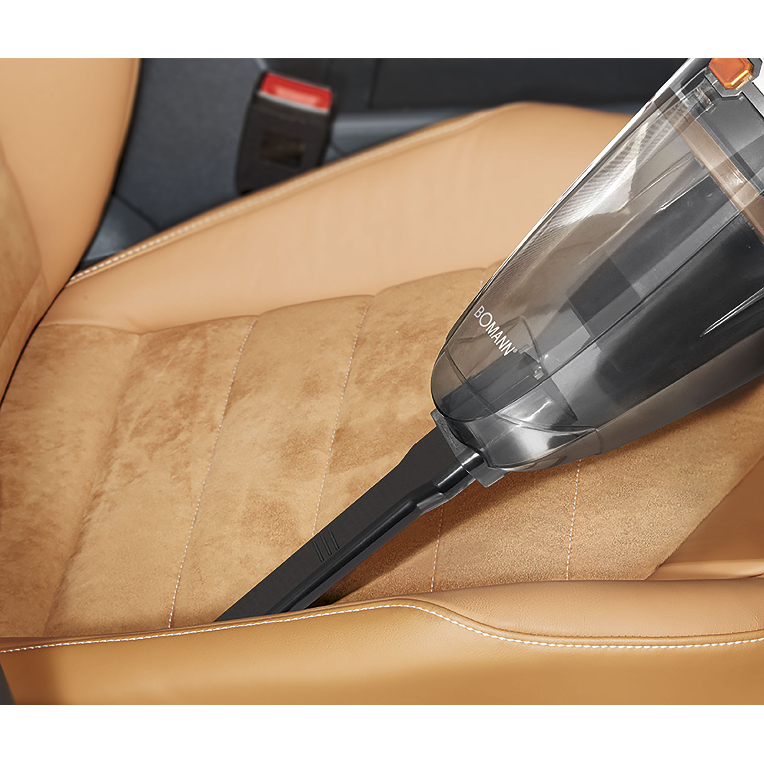 Bomann Aks 713 Aspiradora De Mano Sin Cable, Aspirador Húmedo / Seco, Sin Bolsa, Batería 12 V, Potente, Toma V Para Coche