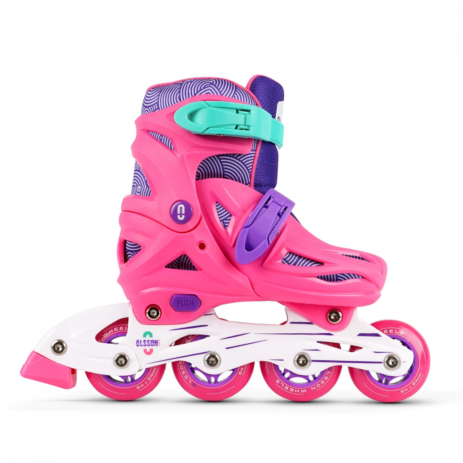 VEZLOPUS Patines En Línea, 3 Ruedas De 3.937 In 4 Tamaños Ajustables En Linea Patines De Velocidad Para Ninos Adolescentes Adultos Hombres