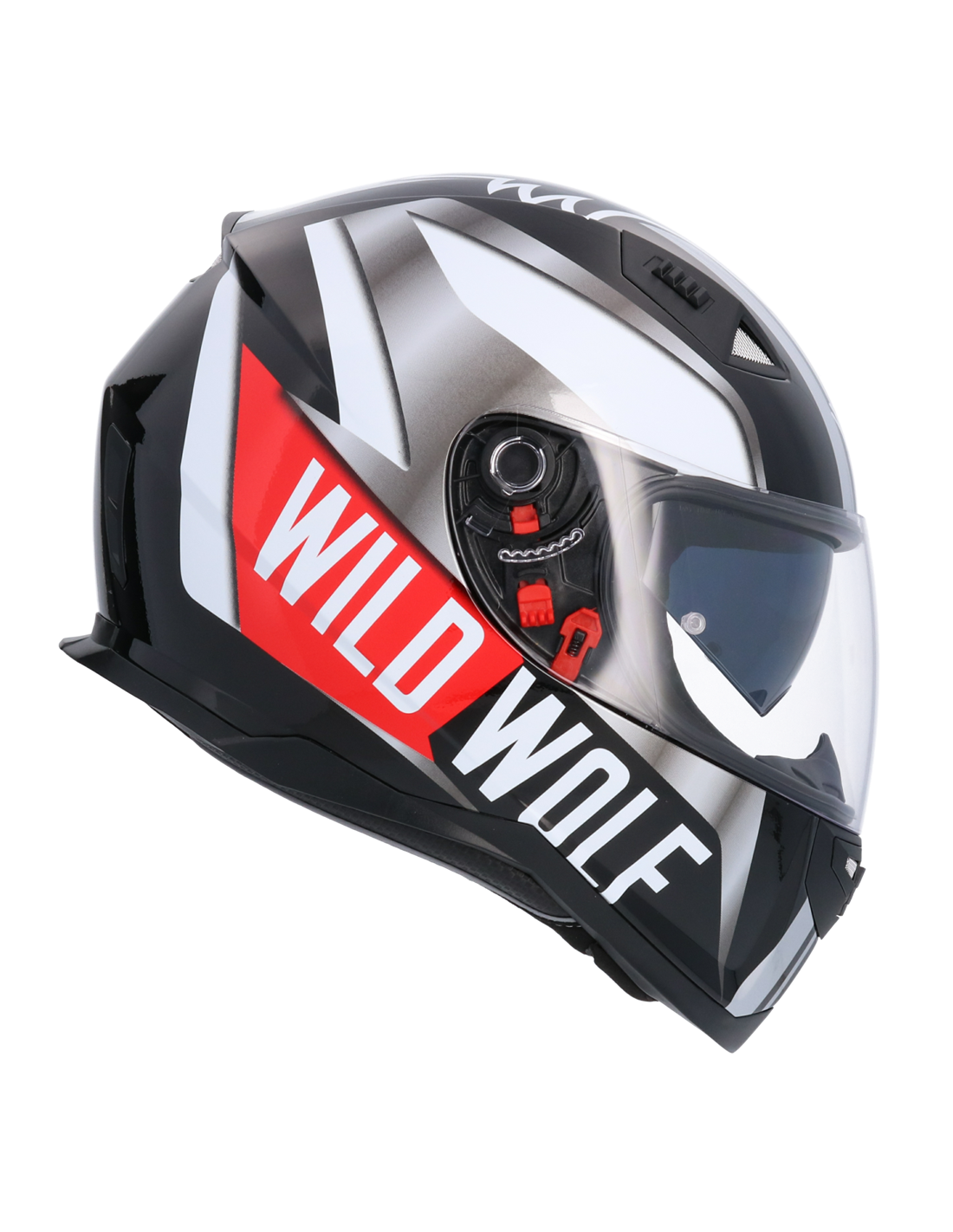 Casco De Moto Integral Ece Homologado Wildwolf Sh881 Edicion Limitada Negro Casco De Moto Doble