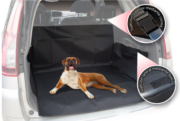 HoneyGuaridan Funda para Maletero de Coche Universal para Perros -  Impermeable, Antideslizante y antiarañazos, Funda para Perros de 185 * 104  cm, Protege el Parachoques, Adecuado para SUV y Camiones - Por el perro