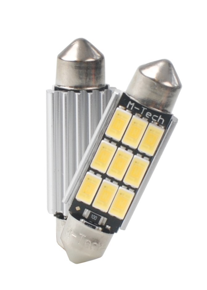 Comprar Bombilla LED COB para coche, 10 Uds., 12V/24V, C5W C10W, 31mm,  36mm, 39mm, 41mm, luz Interior de adorno para coche, luz de techo  automática de 6000K, Bombilla de lectura de techo