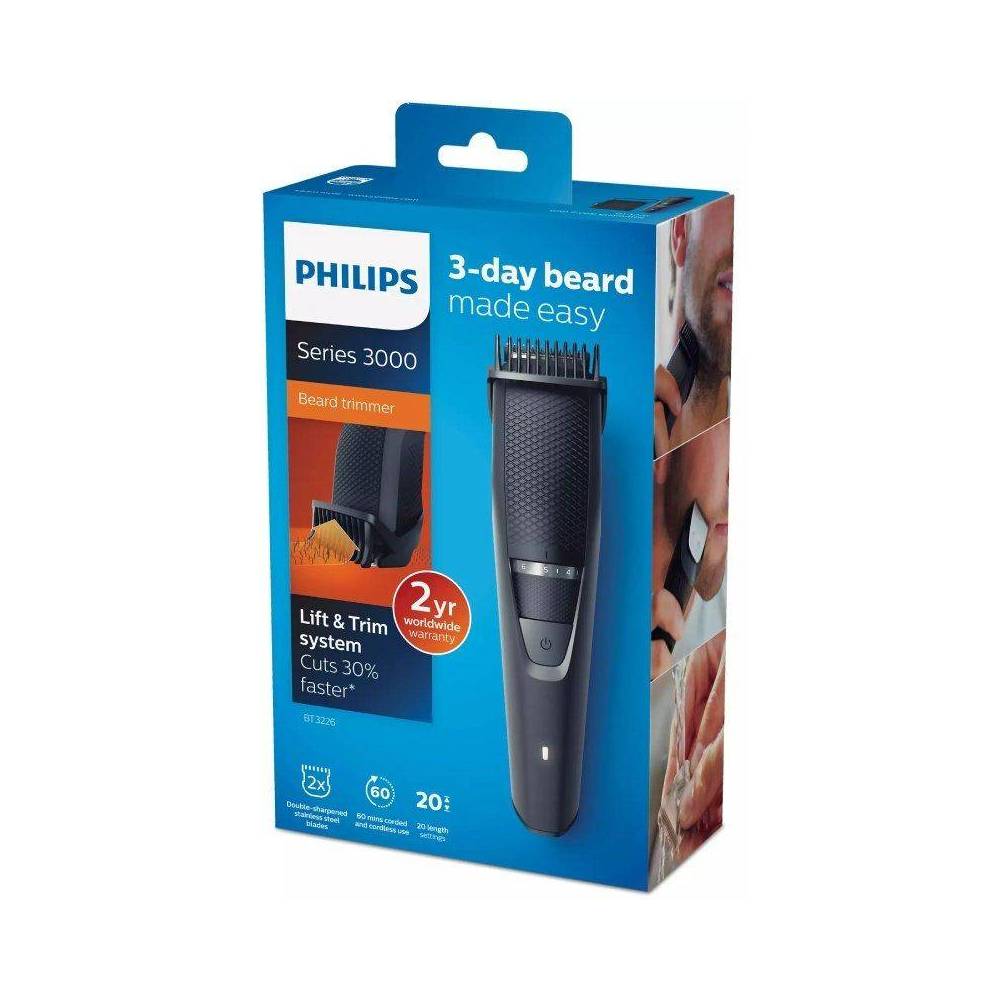 Philips Recortadora de Barba y Pelo, Funda de viaje, Sistema Lift