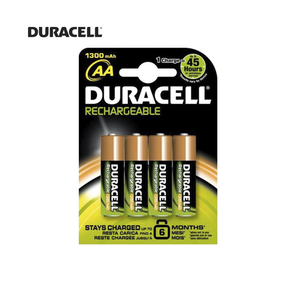 Pila Recargable R6 Aa 1300mah Blister 4 Pilas Duracell