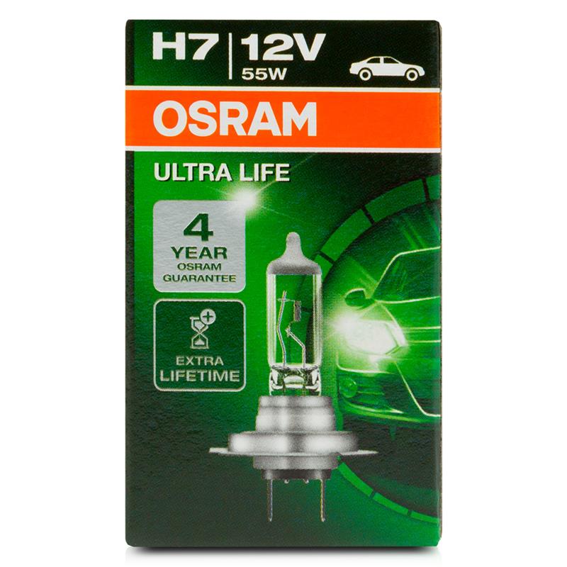 64210ULT OSRAM ULTRA LIFE H7 Lámpara, faro de carretera H7 12V 55W