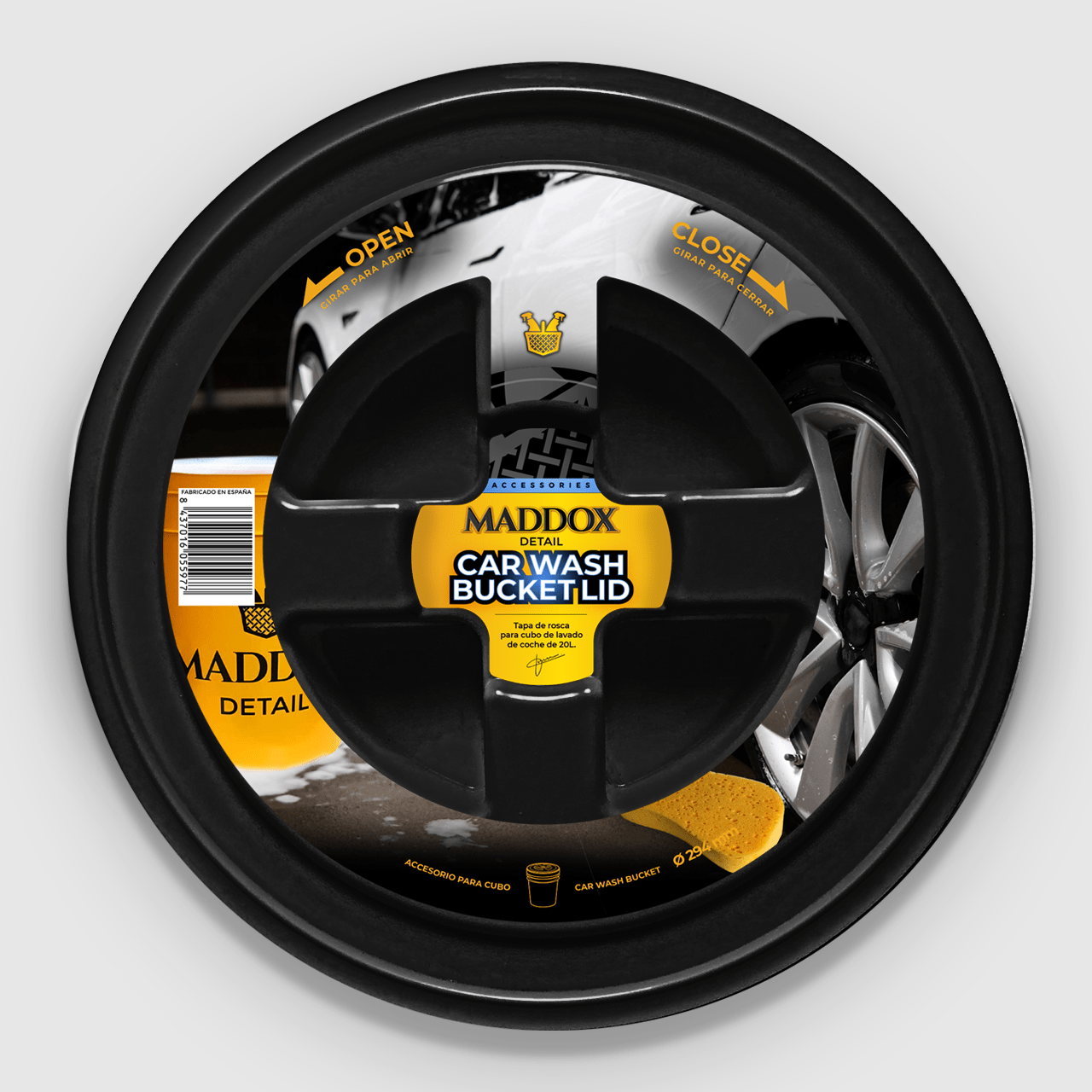 Maddox Detail Car Wash Bucket Lid Tapa De Rosca Para Cubo De Lavado Car  Wash Bucket