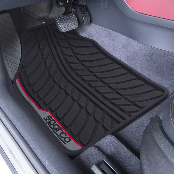 Juego De Alfombras De Coche F507 Intl Rojo