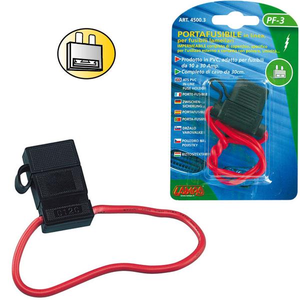 PACK 3 PORTA FUSIBLES NORMAL 12V 30A