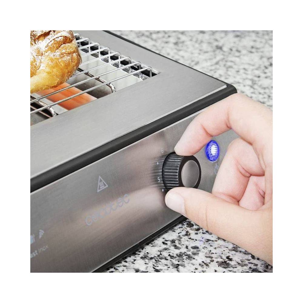 Tostador Cecotec Turbo EasyToast Inox