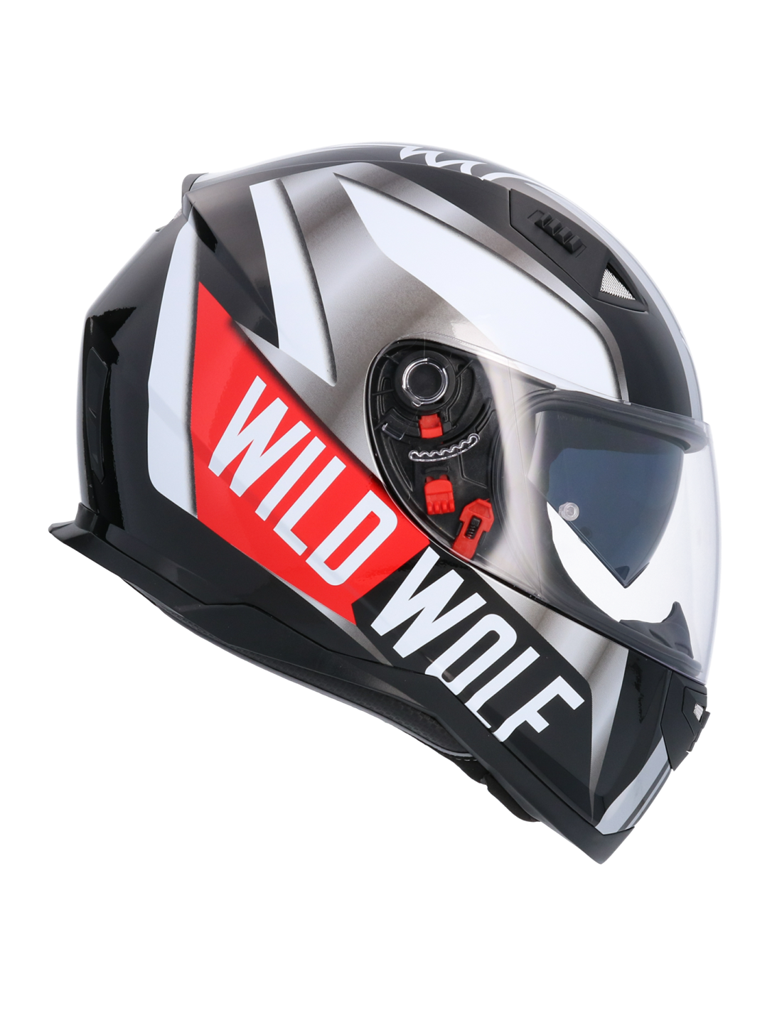 Casco De Moto Integral Ece Homologado Wildwolf Sh881 Edicion Limitada Negro  Casco De Moto Con Doble