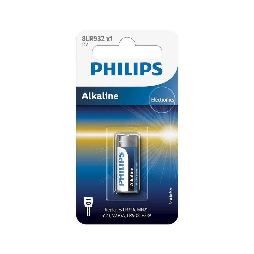 Pila Philips Alcalina Mando Garaje 12 V 8 Lr932/01 B Ud