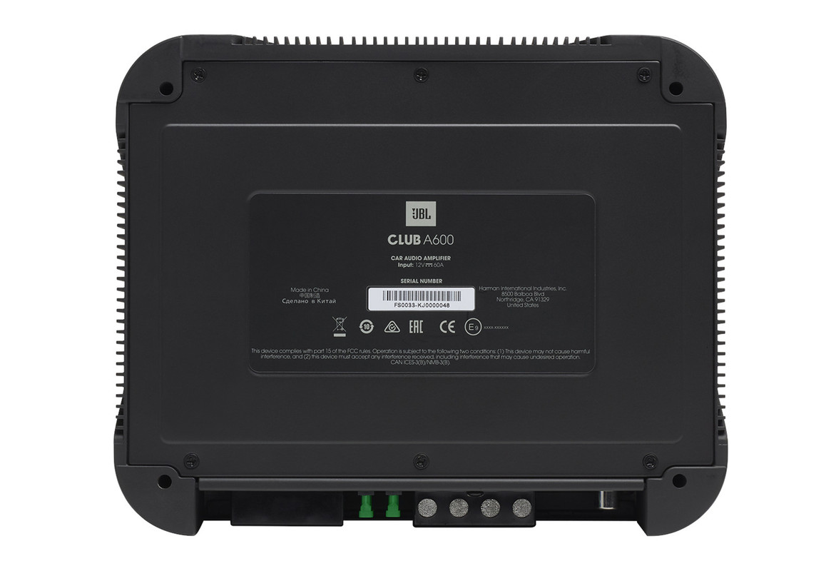 Amplificador De Coche Monocanal Club A600