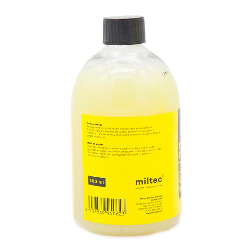 Ll/102 Limpia Llantas De Coche Premium 500 Ml Limpiador Llantas Desengrasante  Coche Y Moto Miltec