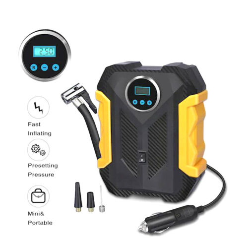 Compresor Aire Inflador Portátil 12v Máx 150psi Digital O
