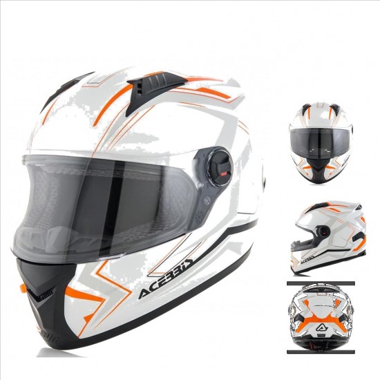 Acerbis Fs 807 Blanco Naranja