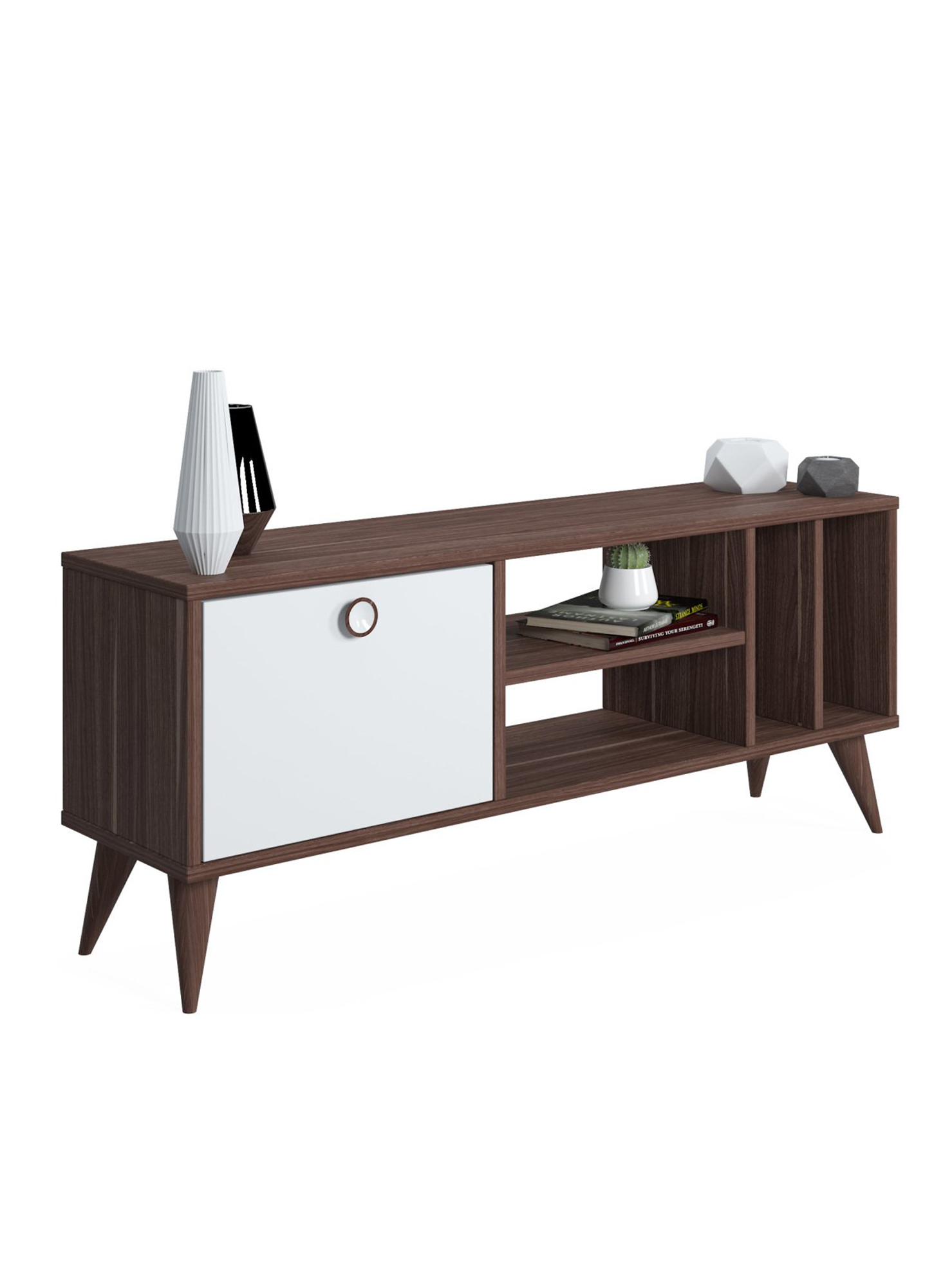 MUEBLE TV 120 OMME, COLOR NOGAL