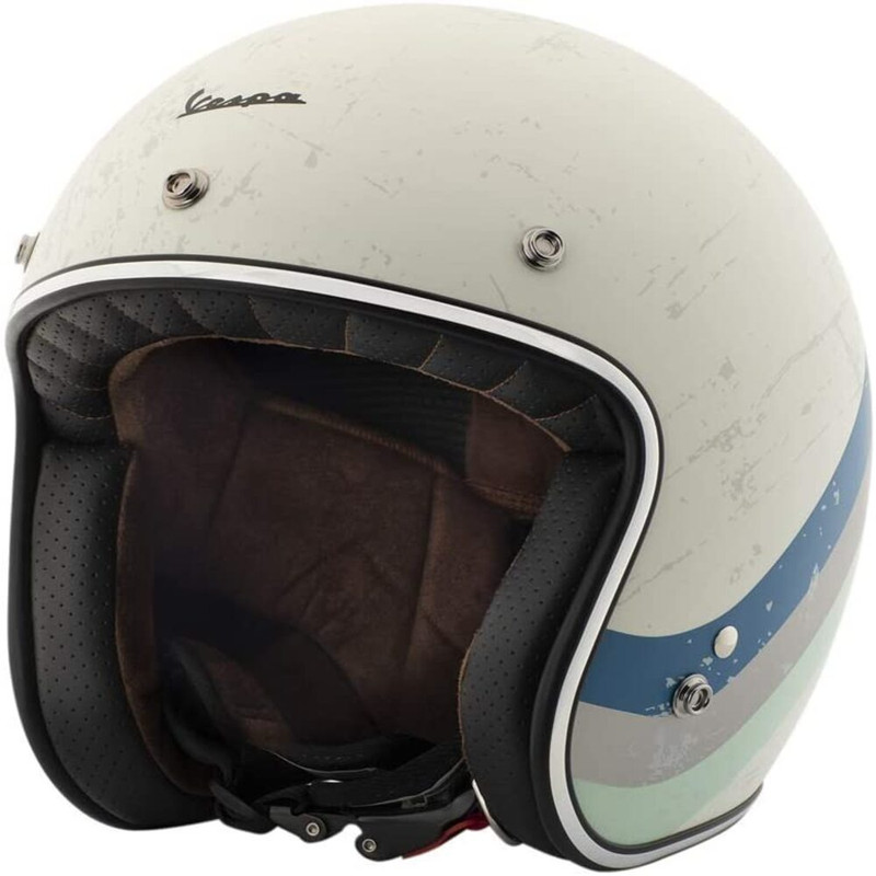 Casco De Moto Vespa Heritage Blanco Xs