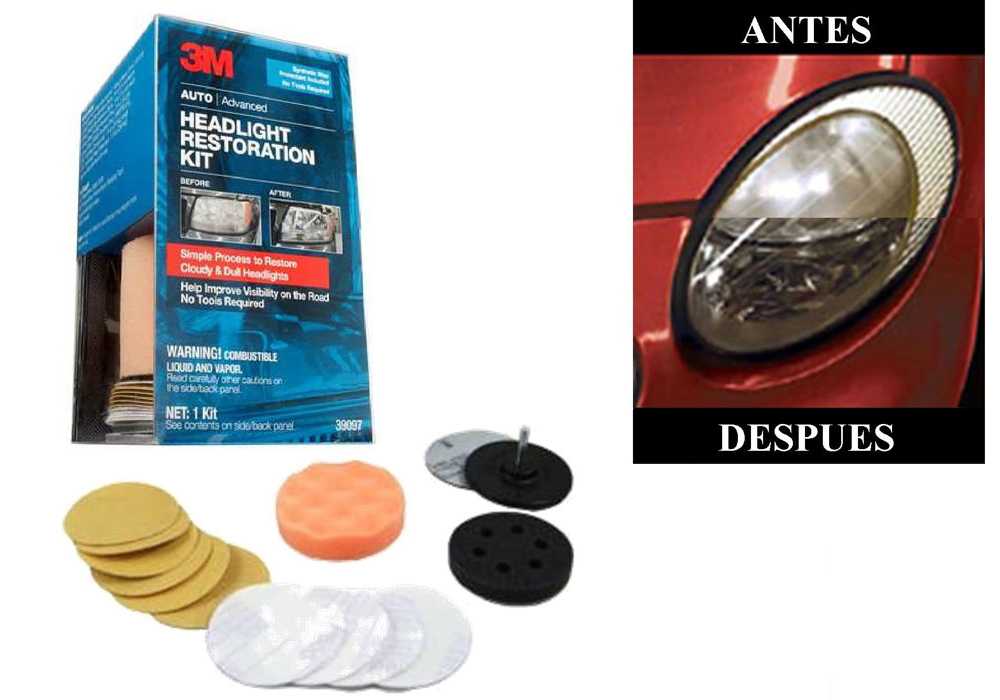 3 M Kit Restauracion De Faros