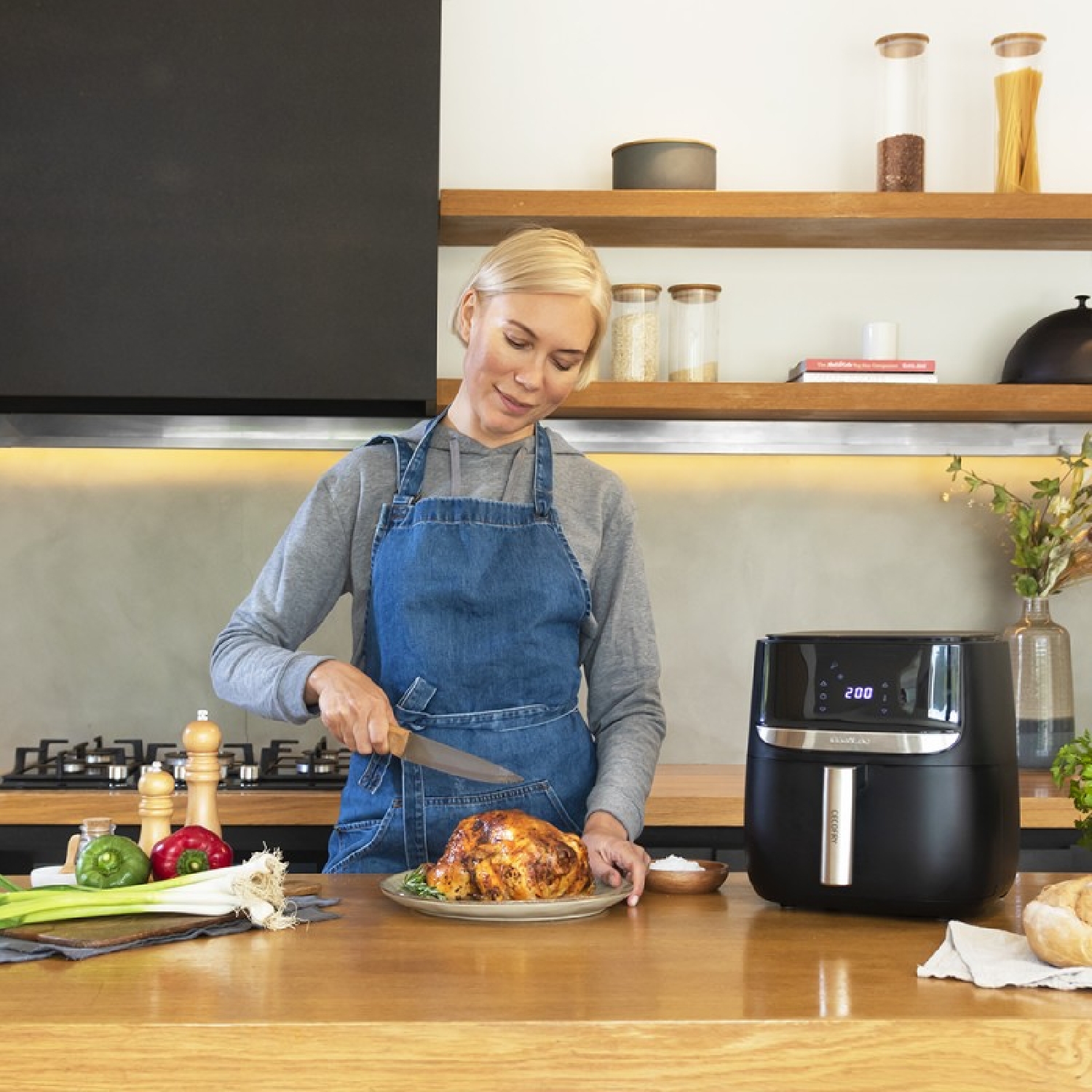 Cecotec Freidora de Aire sin Aceite de 4,5 L Air Fryer Cecofry