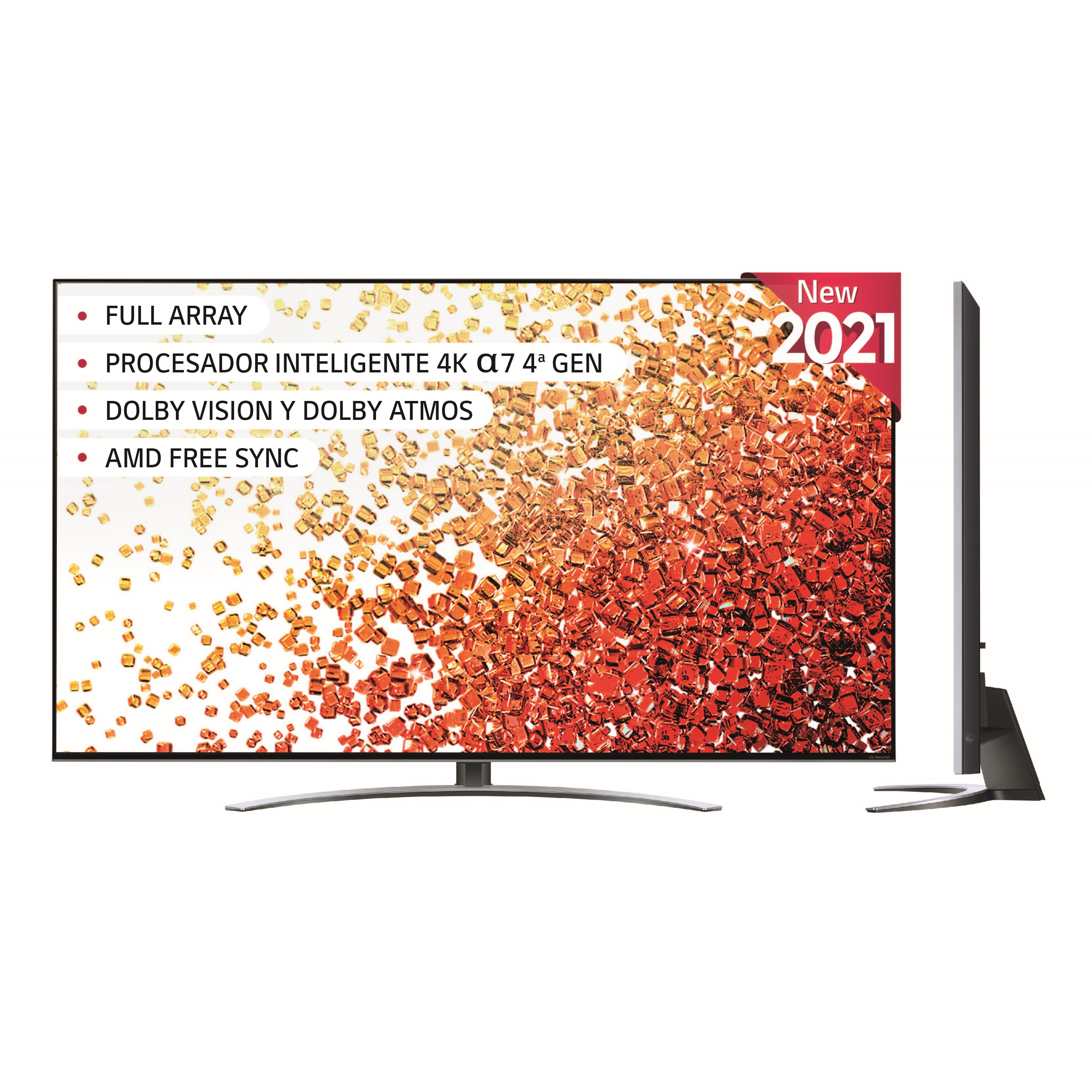 LG 4K NanoCell, SmartTV webOS 6.0, Procesador Inteligente 4K α7