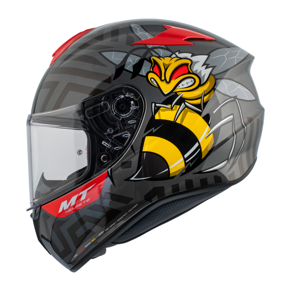 Casco Integral De Moto Targo Bee B5 Full Face Multicolor L Mt Helmets