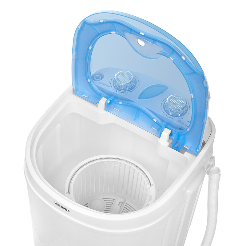 Mini Lavadora Centrifugadora Portátil, 3kg Lavado, Pograma Lavado 15m,  Ideal Camping Caravanas Blanco/azul 580w Mesko Ms 8053 con Ofertas en  Carrefour