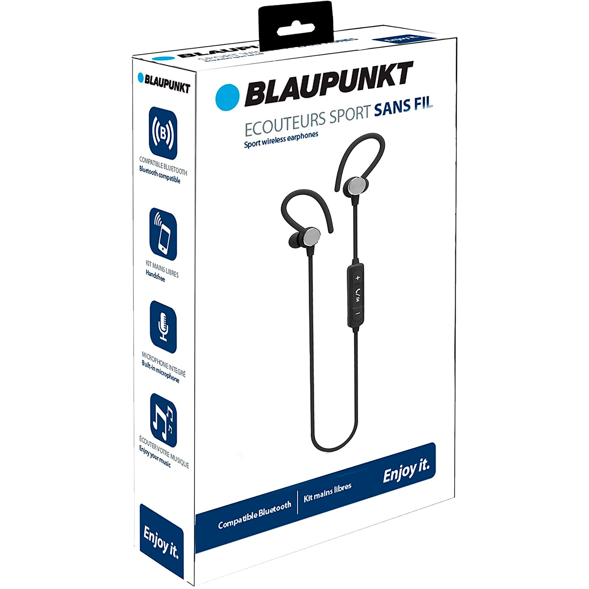 Blaupunkt Blp4620.141 Auriculares Bluetooth Deportivos In Ear