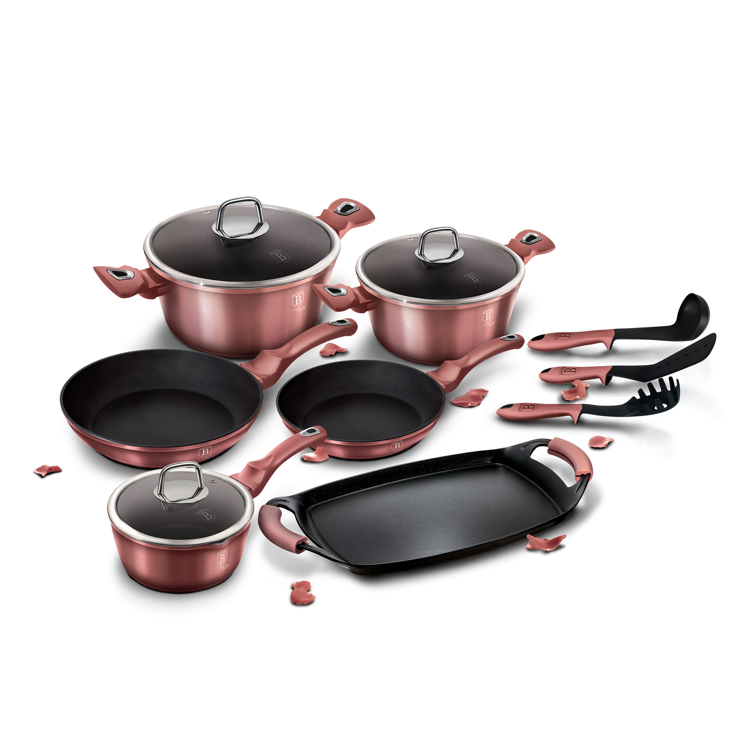 Berlinger Haus Carbon Pro Batería Cocina Inducción 12 Piezas