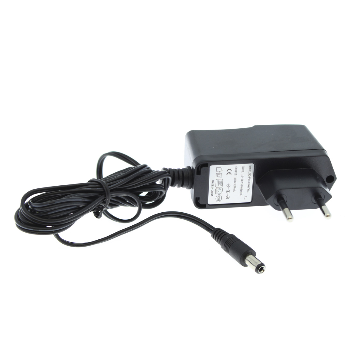 Adaptador De Corriente 12v 1a Clavija 2.1 Mm / Cargador De Pared Para El Pastor  Eléctrico Para