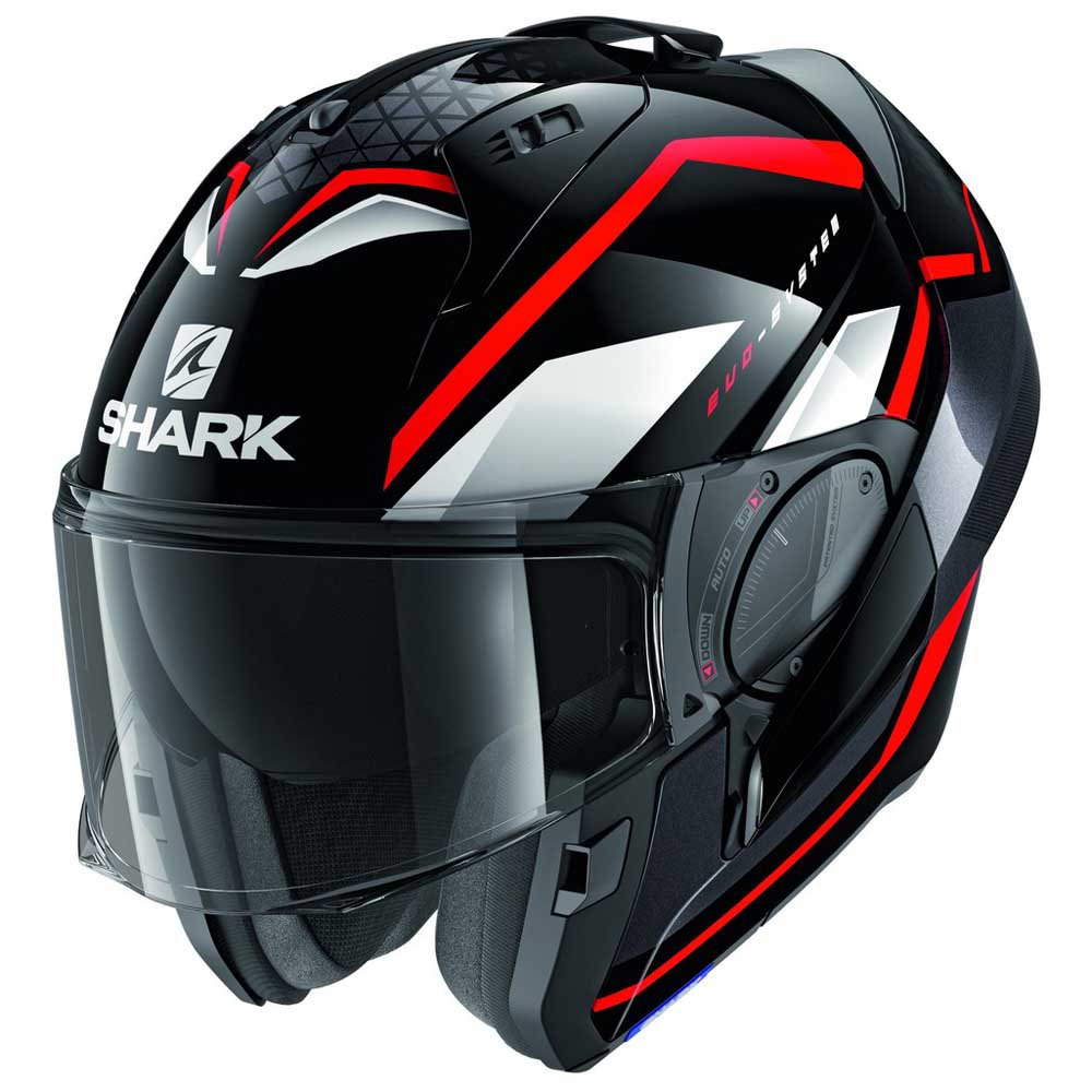 Casco Modular De Moto Evo Es Yari Modular Helmet Negro S Shark
