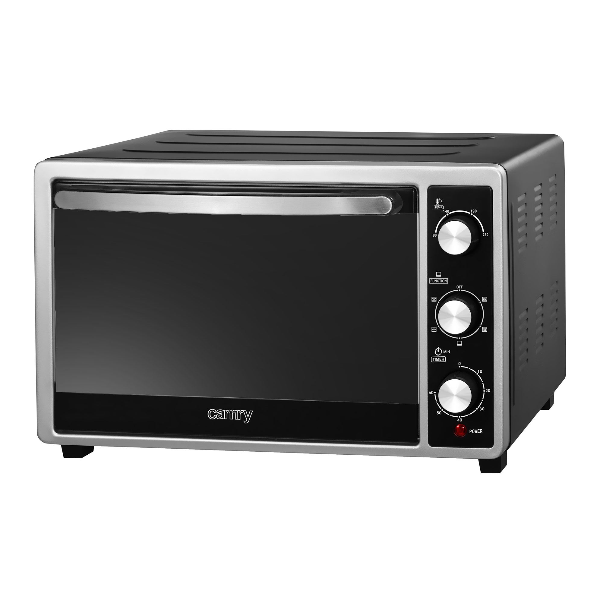 Horno Convección Sobremesa, 35 L, Acero Inox, Asador Giratorio