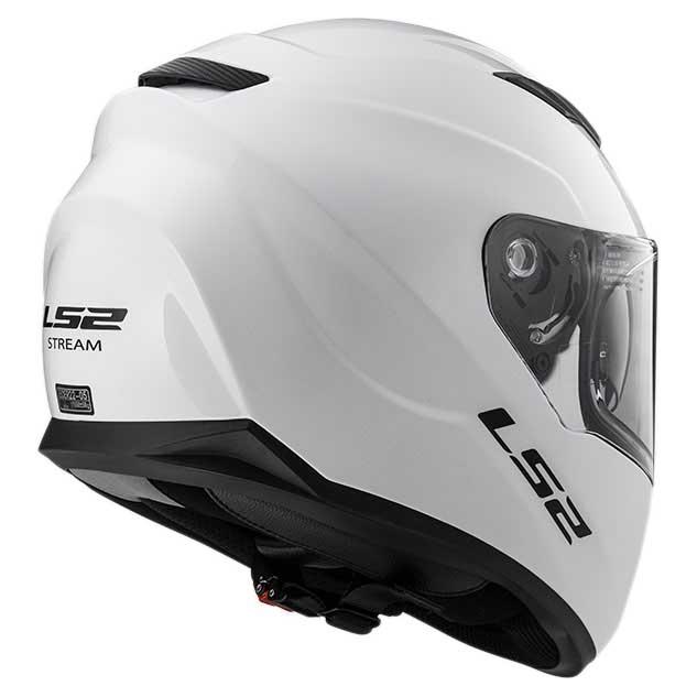 Casco De Moto Stream Solid Full Face Helmet Blanco 57 58 Cm Ls2