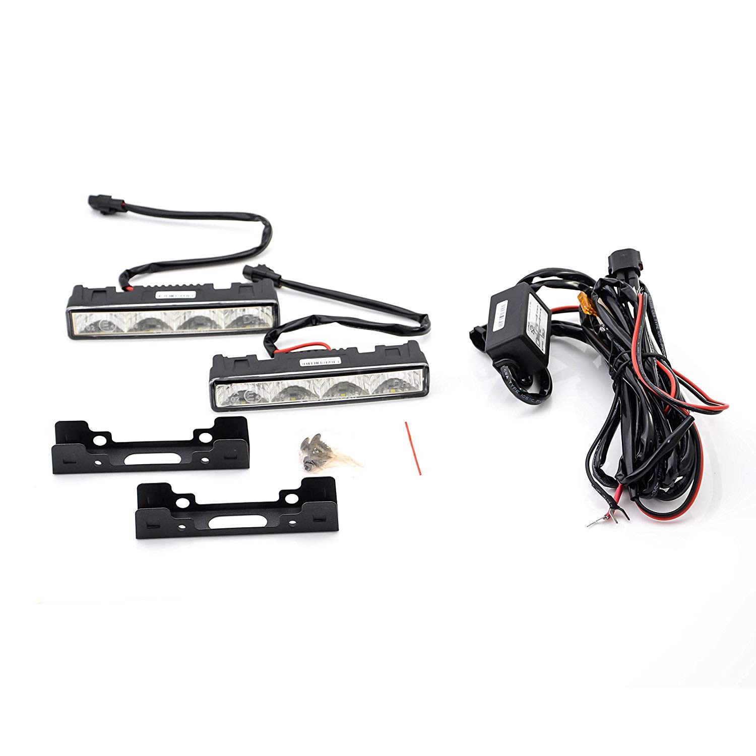 Luz Diurna Drl Led Blanca Mtech Con Tecnologia Osram Ld905